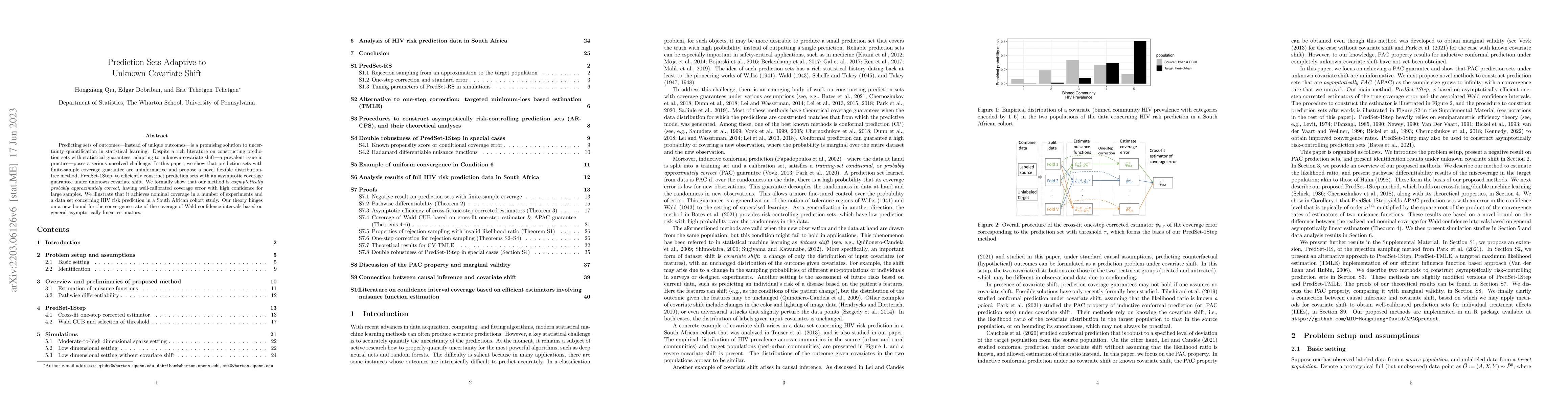 Thumbnail for Prediction Sets Adaptive to Unknown Covariate Shift