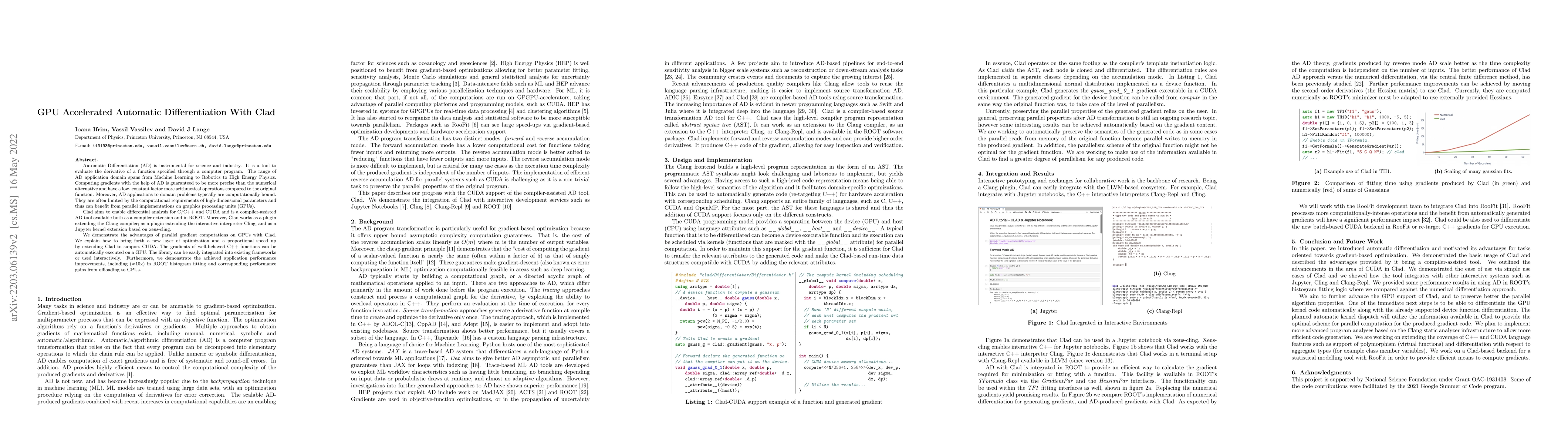 Thumbnail for GPU Accelerated Automatic Differentiation With Clad