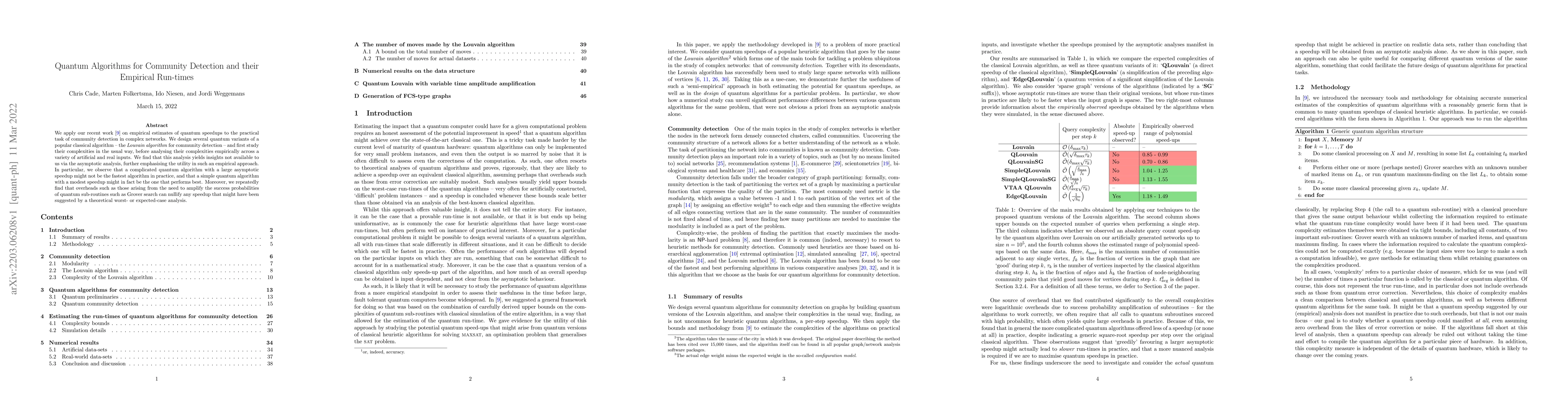Thumbnail for Quantum Algorithms for Community Detection and their Empirical Run-times