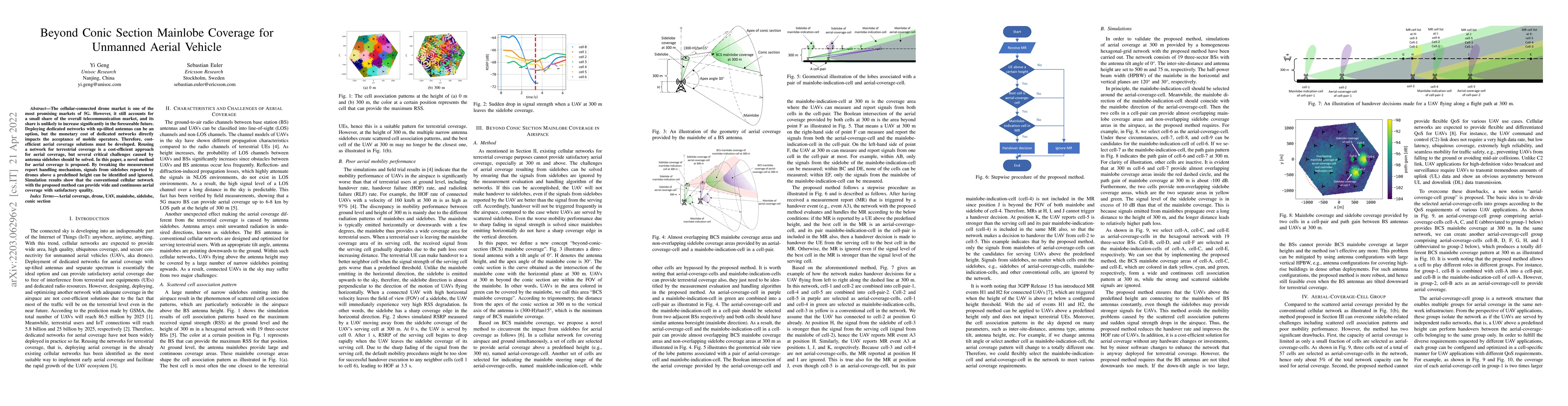 Thumbnail for Beyond Conic Section Mainlobe Coverage for Unmanned Aerial Vehicle