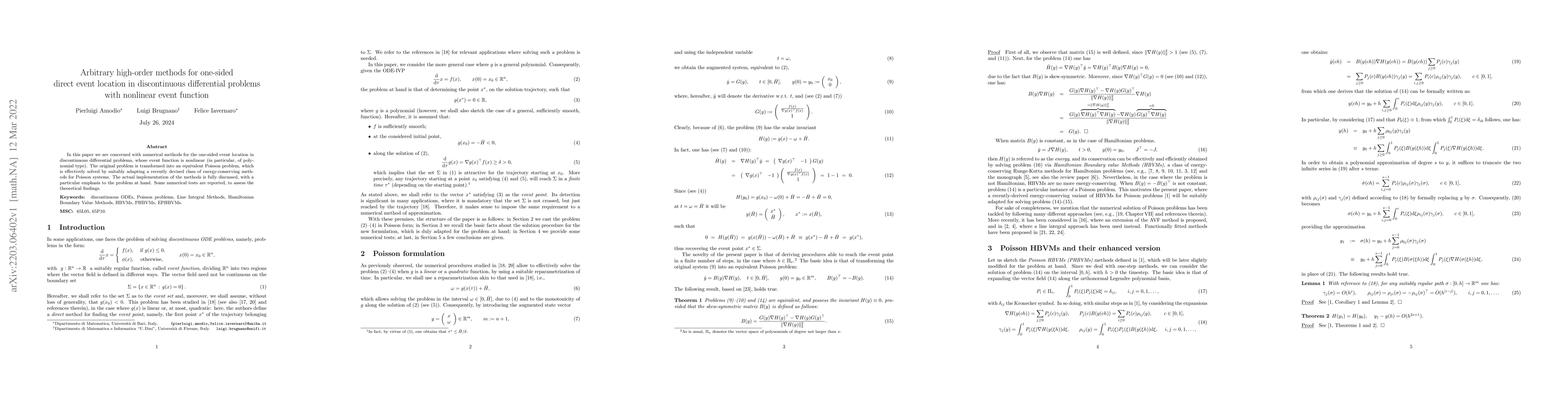 Thumbnail for Arbitrary high-order methods for one-sided direct event location in
  discontinuous differential problems with nonlinear event function