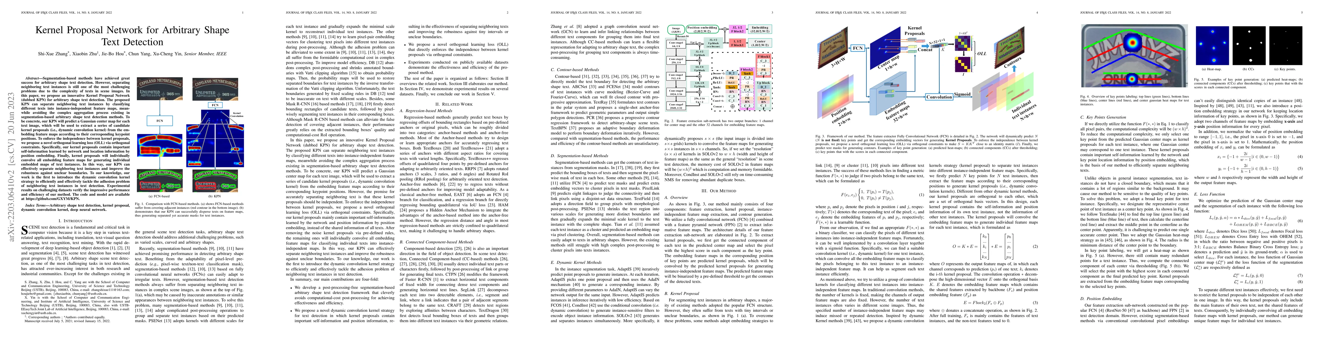Thumbnail for Kernel Proposal Network for Arbitrary Shape Text Detection