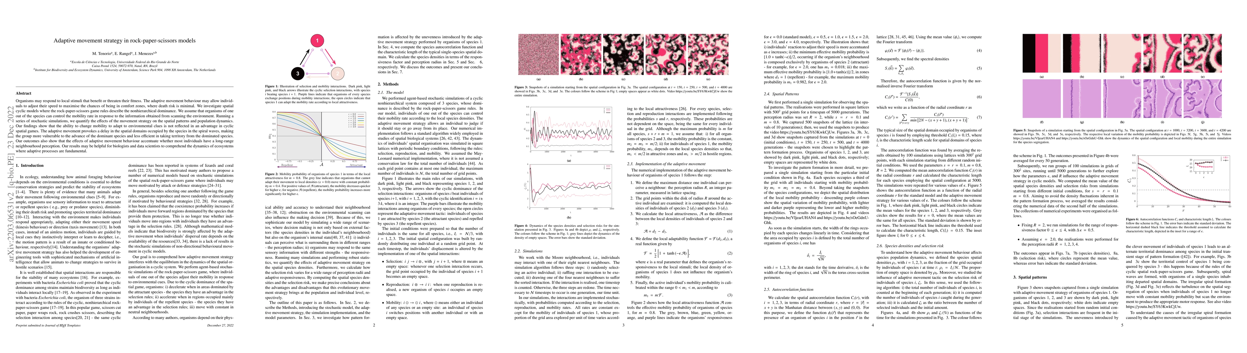 Thumbnail for Adaptive movement strategy in rock-paper-scissors models