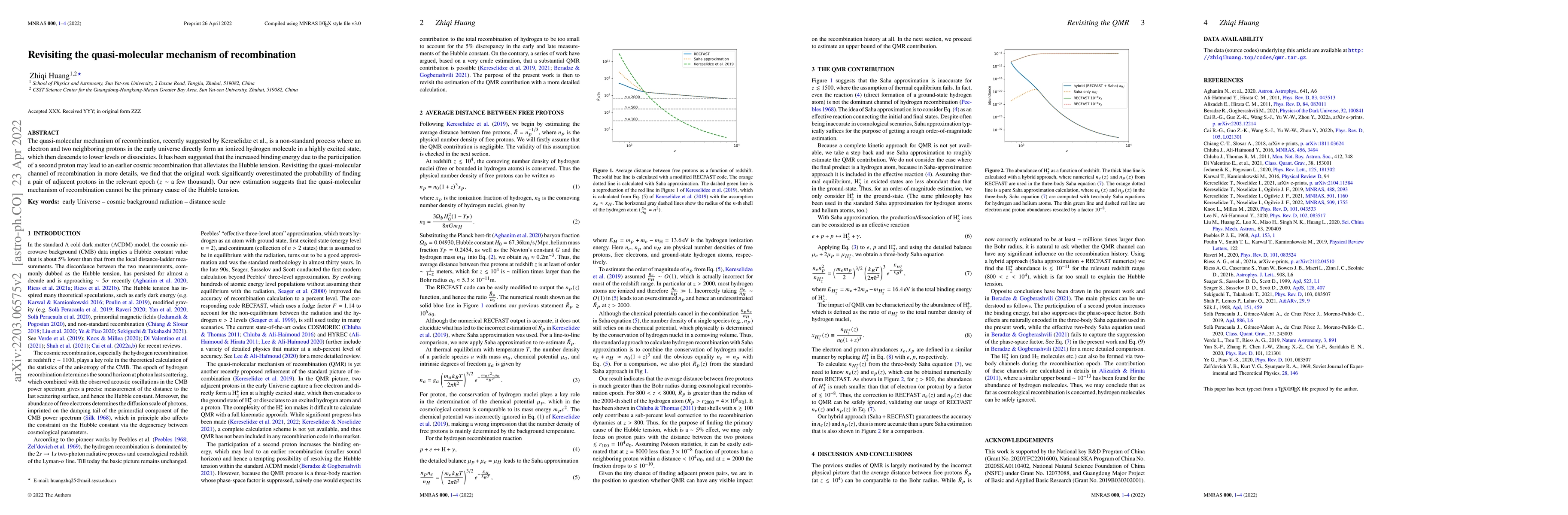 Thumbnail for Revisiting the quasi-molecular mechanism of recombination