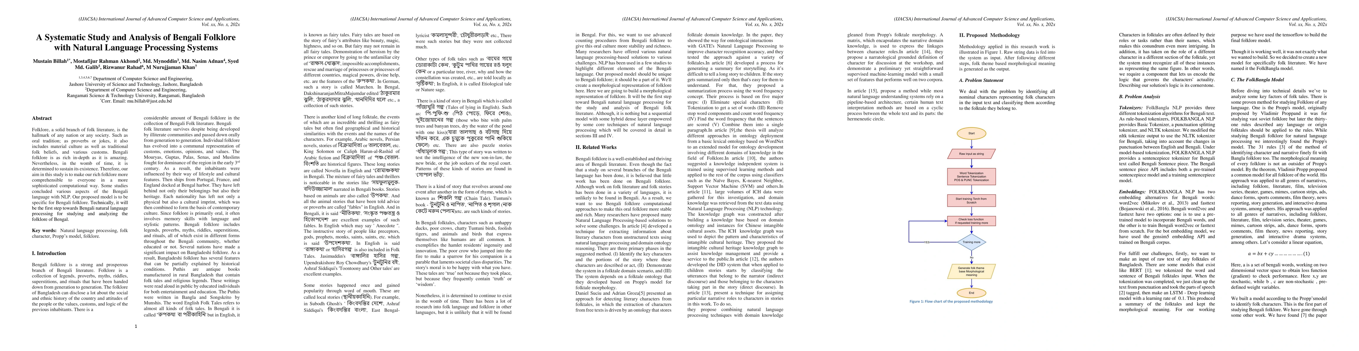 Thumbnail for A Systematic Study and Analysis of Bengali Folklore with Natural
  Language Processing Systems