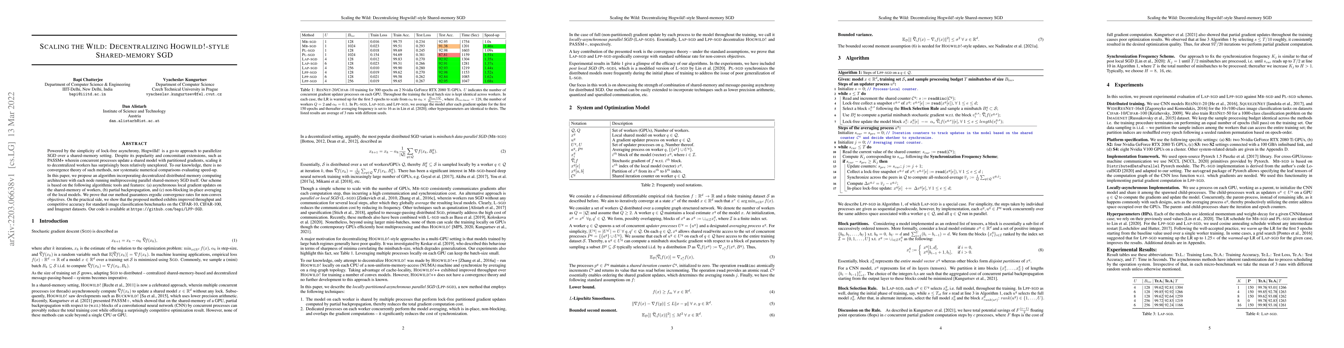Thumbnail for Scaling the Wild: Decentralizing Hogwild!-style Shared-memory SGD