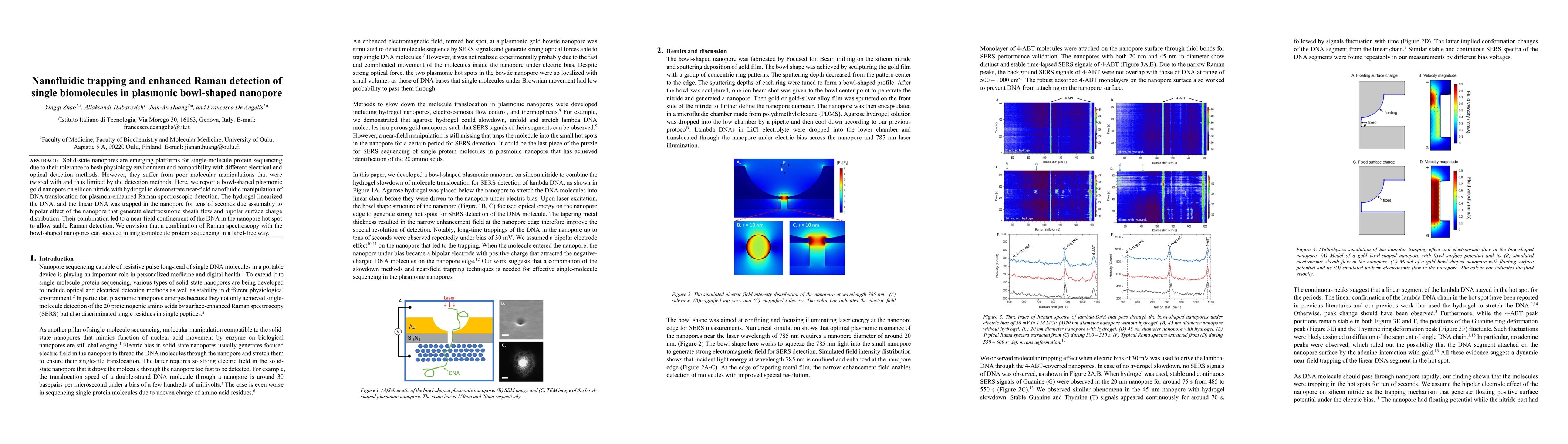 Thumbnail for Nanofluidic trapping and enhanced Raman detection of single biomolecules
  in plasmonic bowl-shaped nanopore