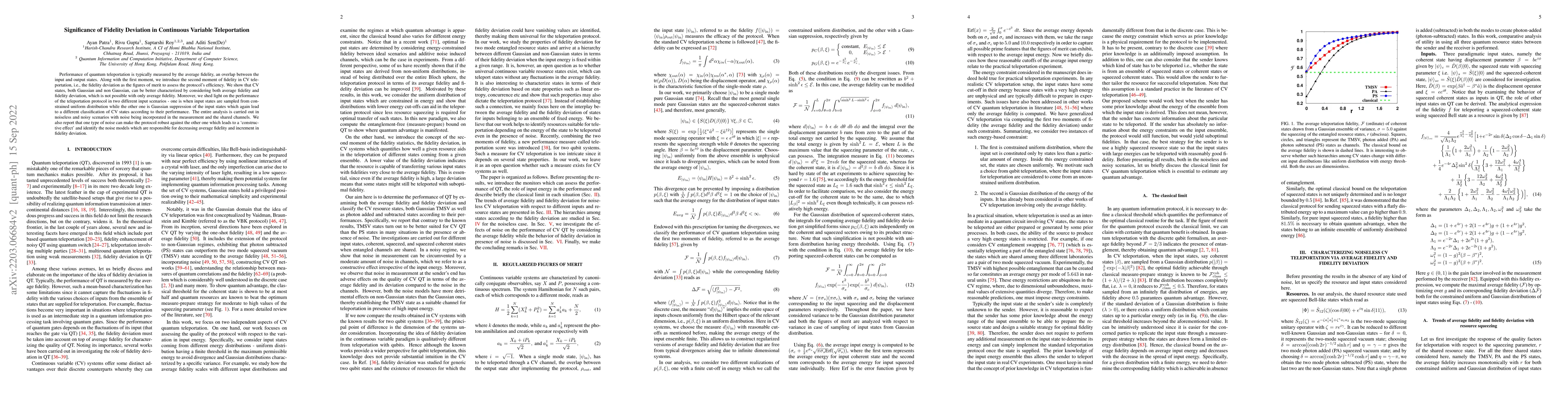 Thumbnail for Significance of Fidelity Deviation in Continuous Variable Teleportation