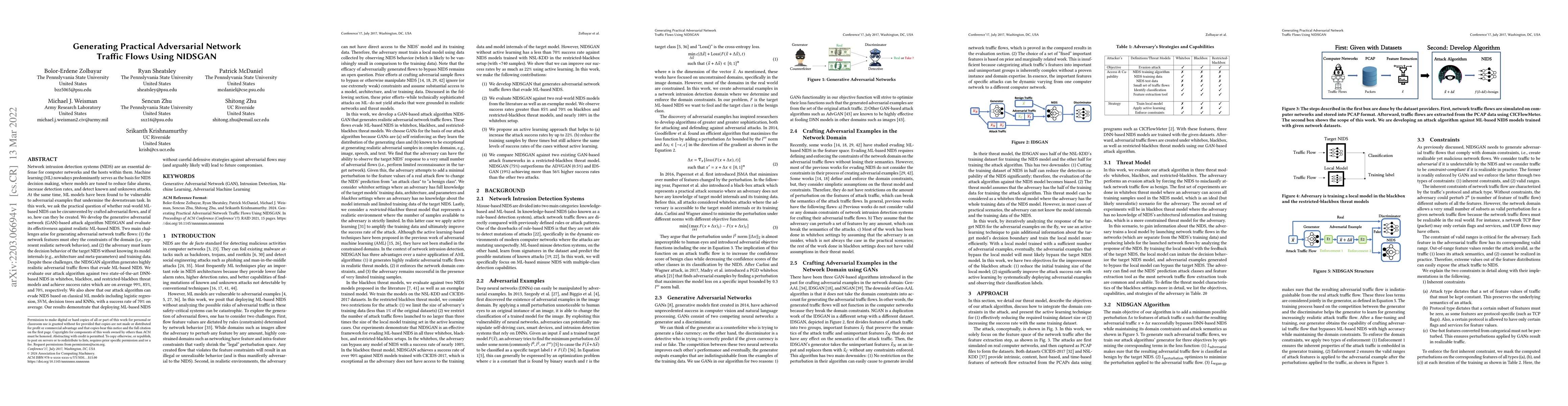 Thumbnail for Generating Practical Adversarial Network Traffic Flows Using NIDSGAN