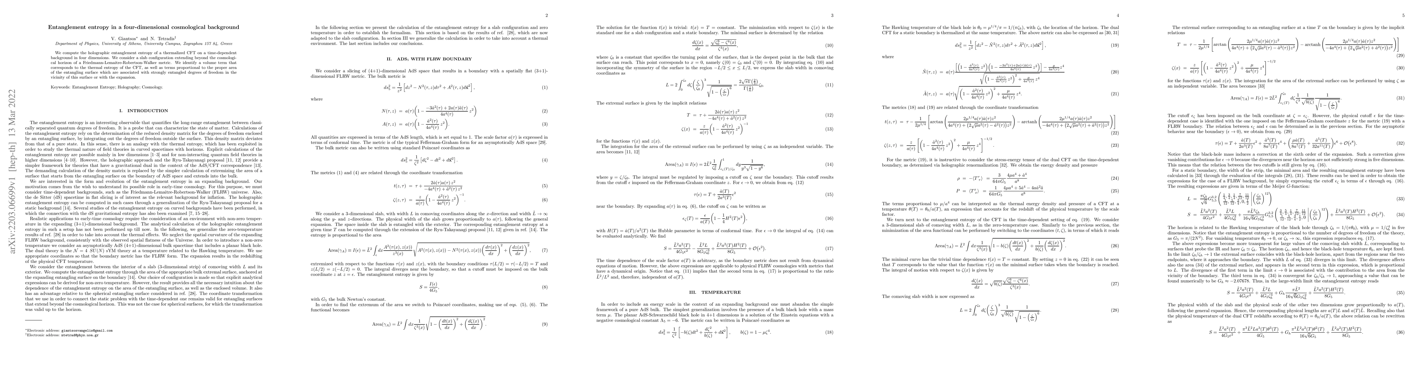 Thumbnail for Entanglement entropy in a four-dimensional cosmological background