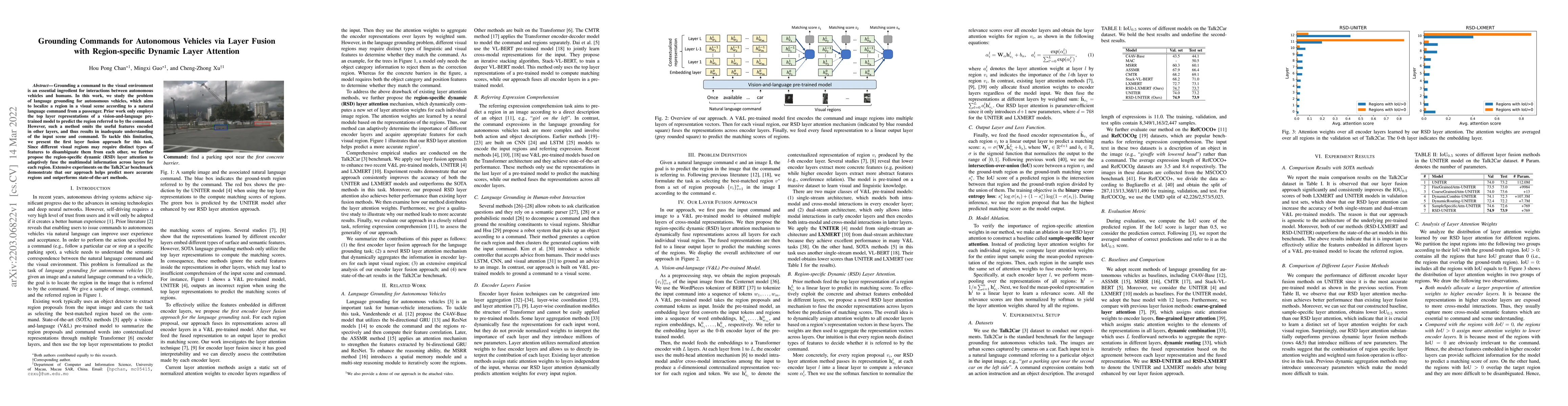 Thumbnail for Grounding Commands for Autonomous Vehicles via Layer Fusion with
  Region-specific Dynamic Layer Attention