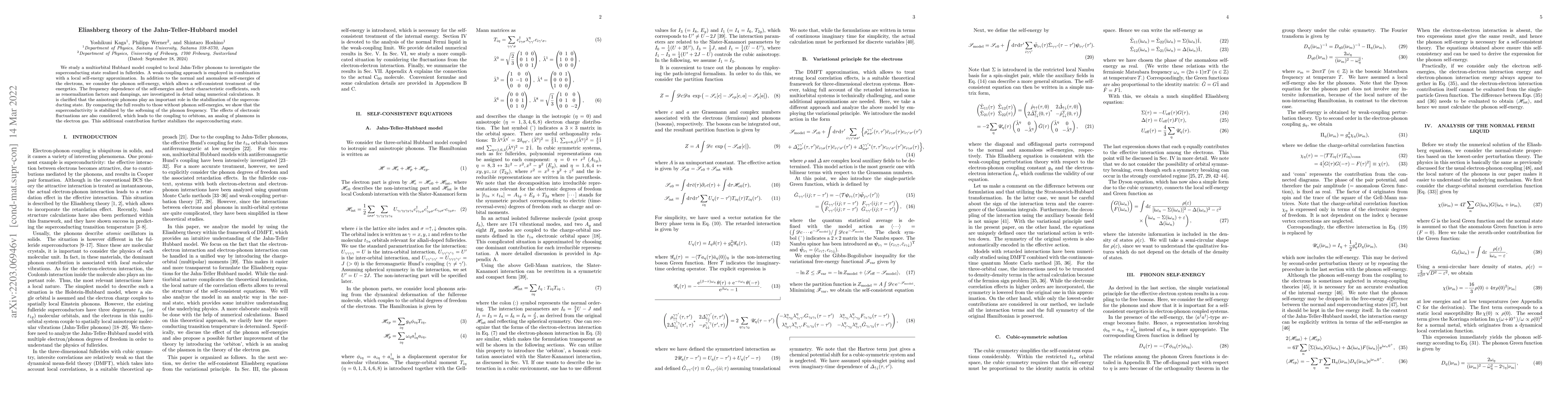 Thumbnail for Eliashberg theory of the Jahn-Teller-Hubbard model