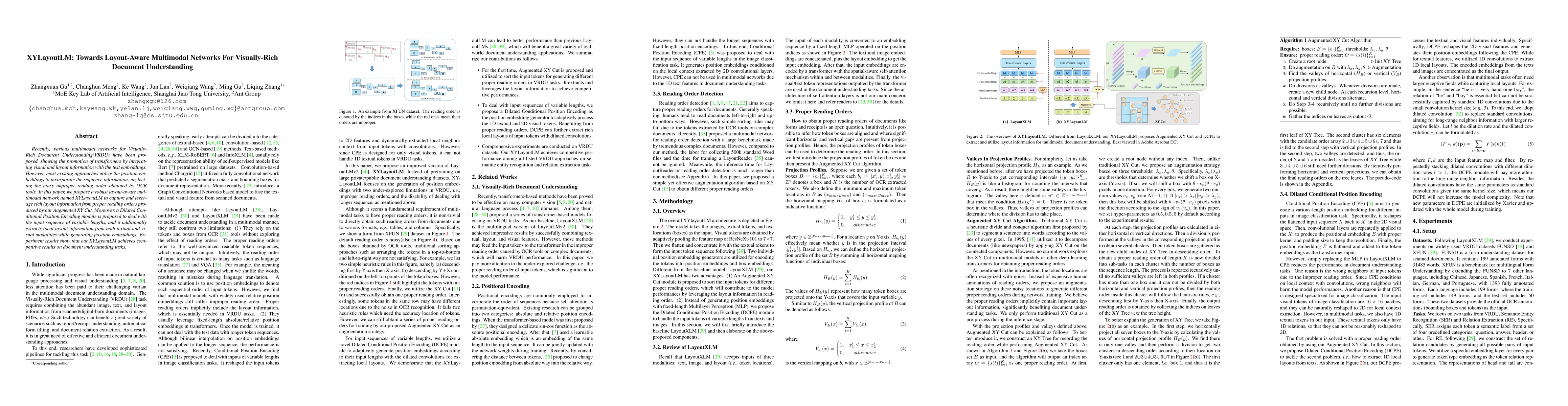 Thumbnail for XYLayoutLM: Towards Layout-Aware Multimodal Networks For Visually-Rich
  Document Understanding