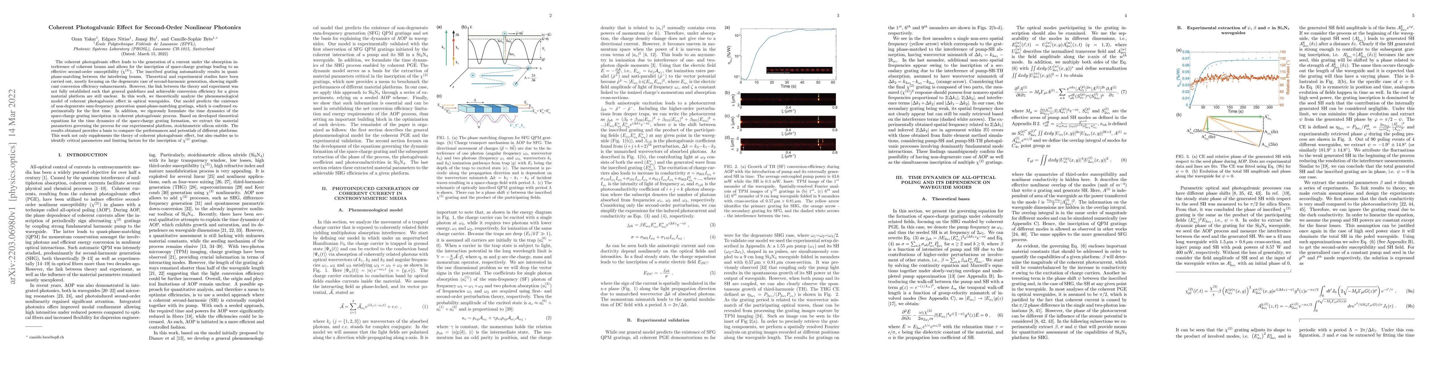 Thumbnail for Coherent Photogalvanic Effect for Second-Order Nonlinear Photonics