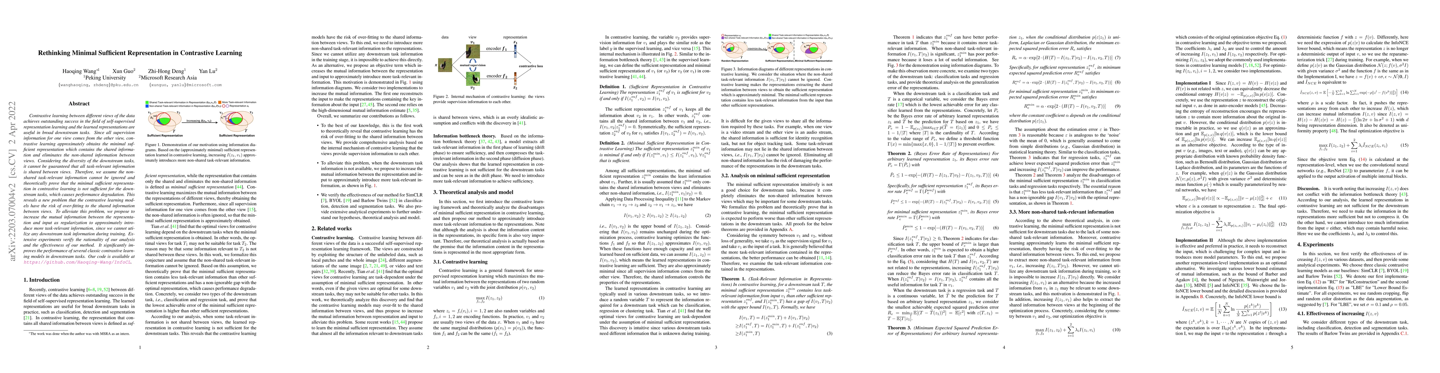 Thumbnail for Rethinking Minimal Sufficient Representation in Contrastive Learning