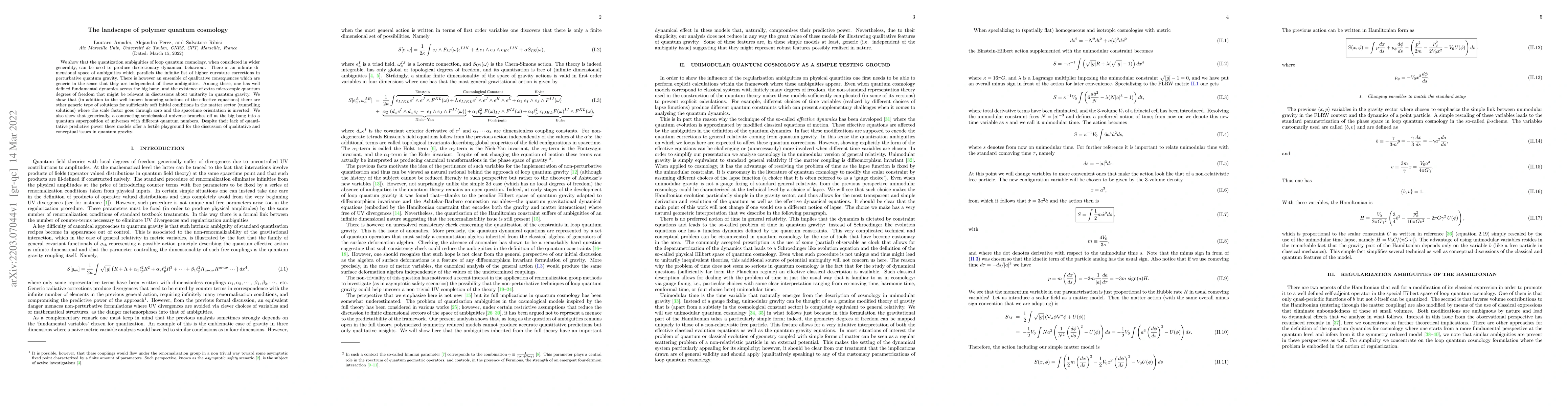 Thumbnail for The landscape of polymer quantum cosmology