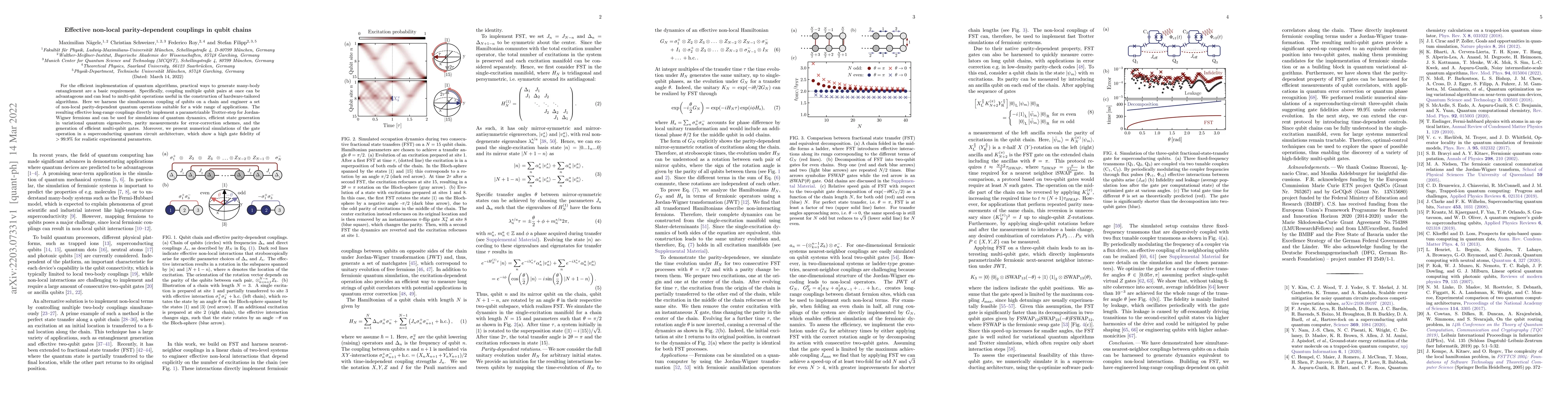 Thumbnail for Effective non-local parity-dependent couplings in qubit chains