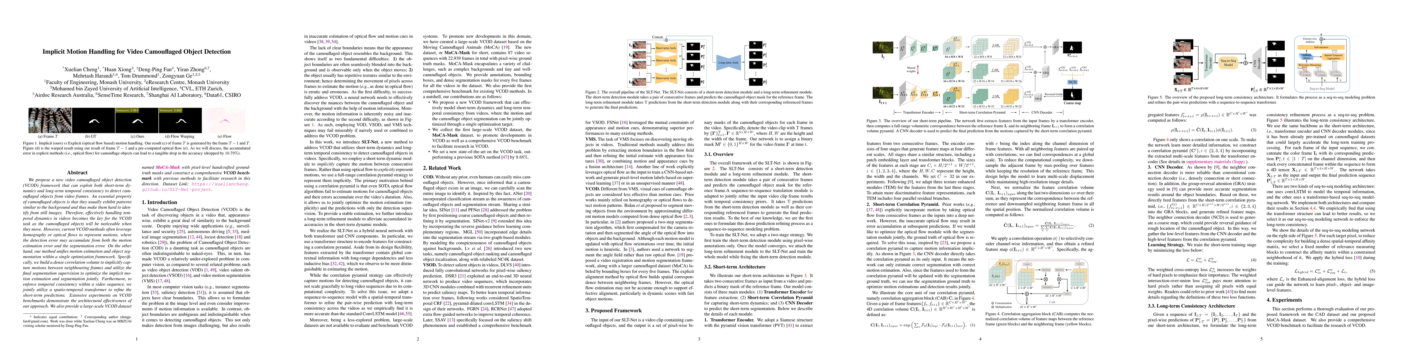 Thumbnail for Implicit Motion Handling for Video Camouflaged Object Detection