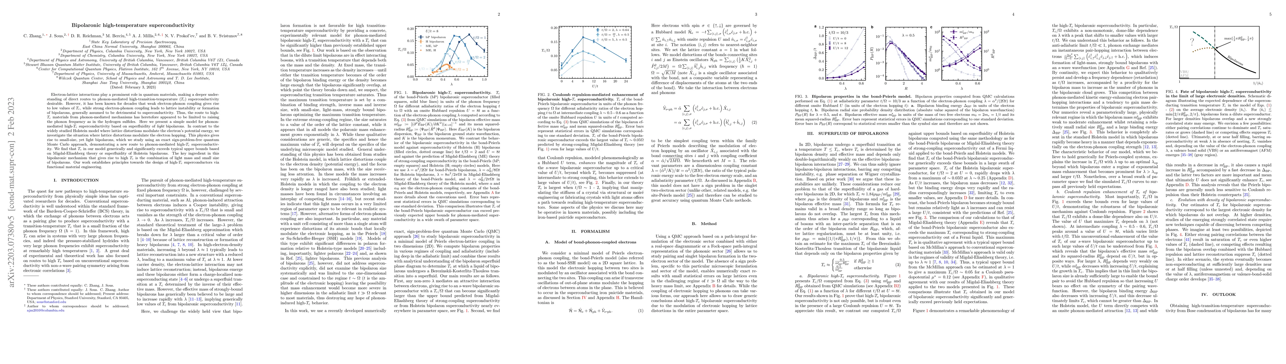 Thumbnail for Bipolaronic high-temperature superconductivity
