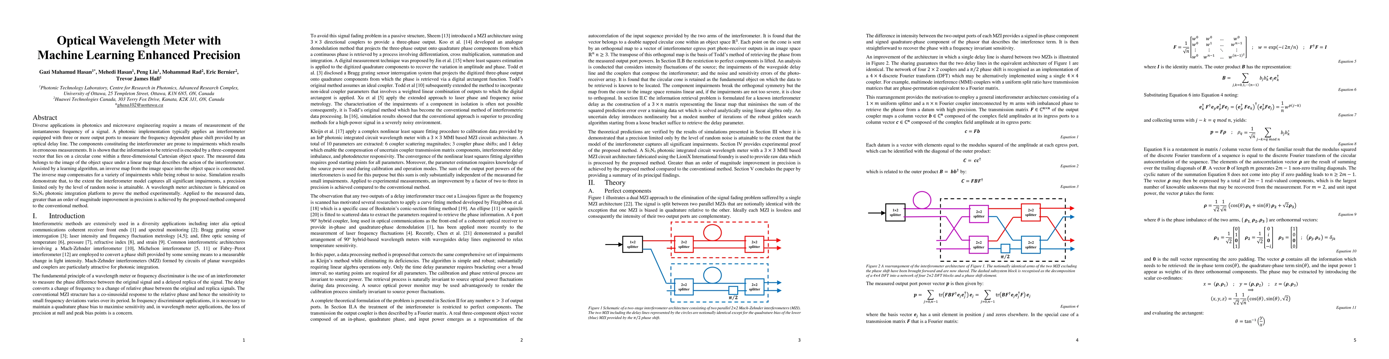 Thumbnail for Optical Wavelength Meter with Machine Learning Enhanced Precision