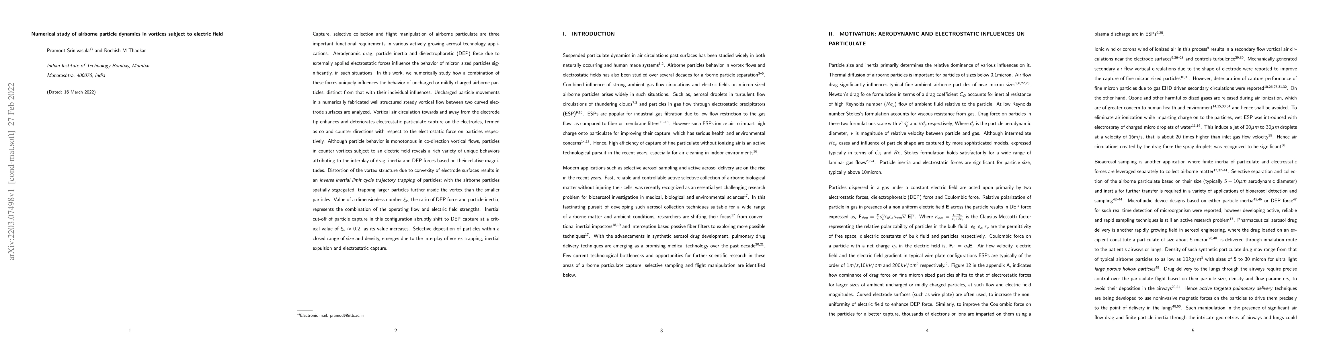 Thumbnail for Numerical study of airborne particle dynamics in vortices subject to
  electric field