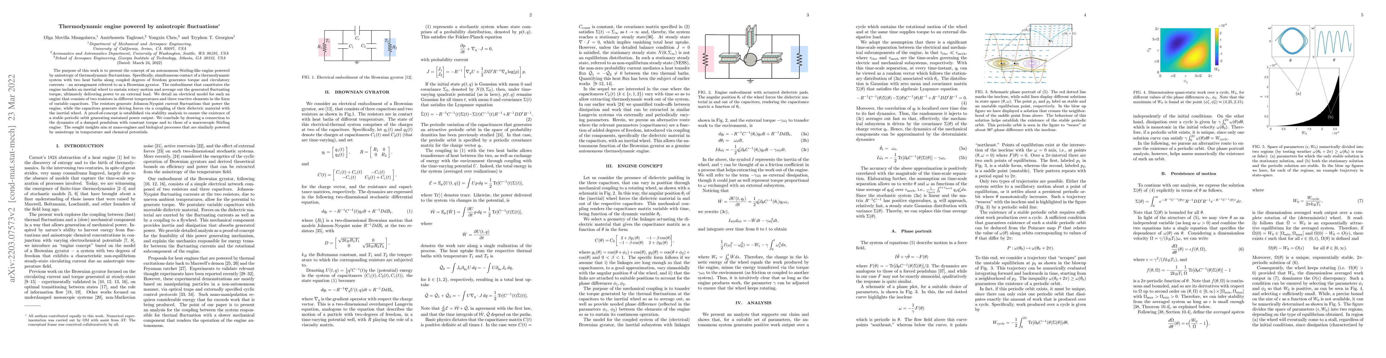 Thumbnail for Thermodynamic engine powered by anisotropic fluctuations