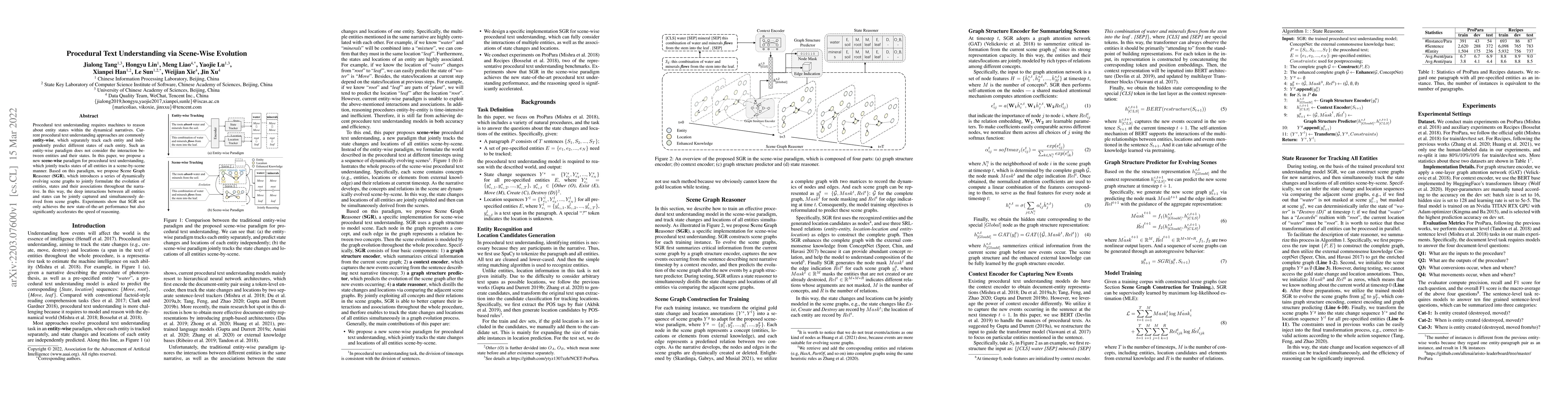 Thumbnail for Procedural Text Understanding via Scene-Wise Evolution