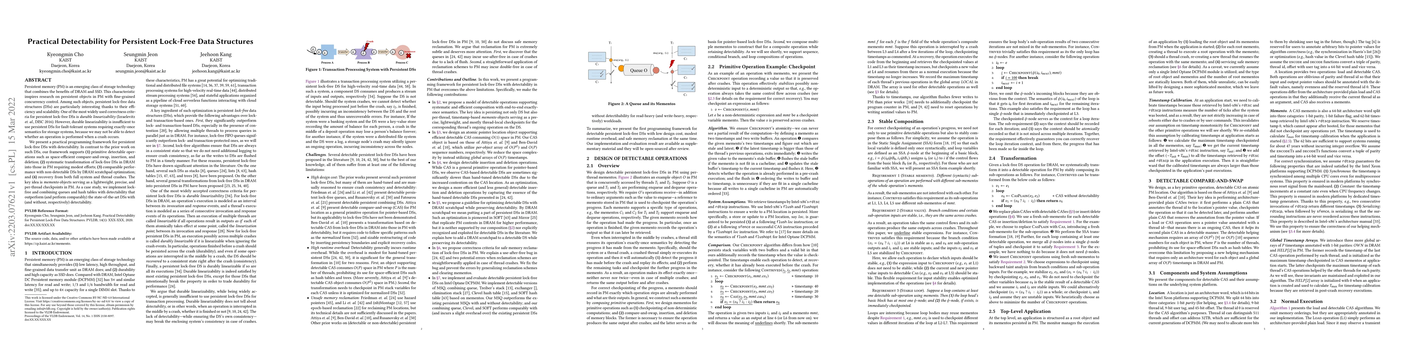 Thumbnail for Practical Detectability for Persistent Lock-Free Data Structures