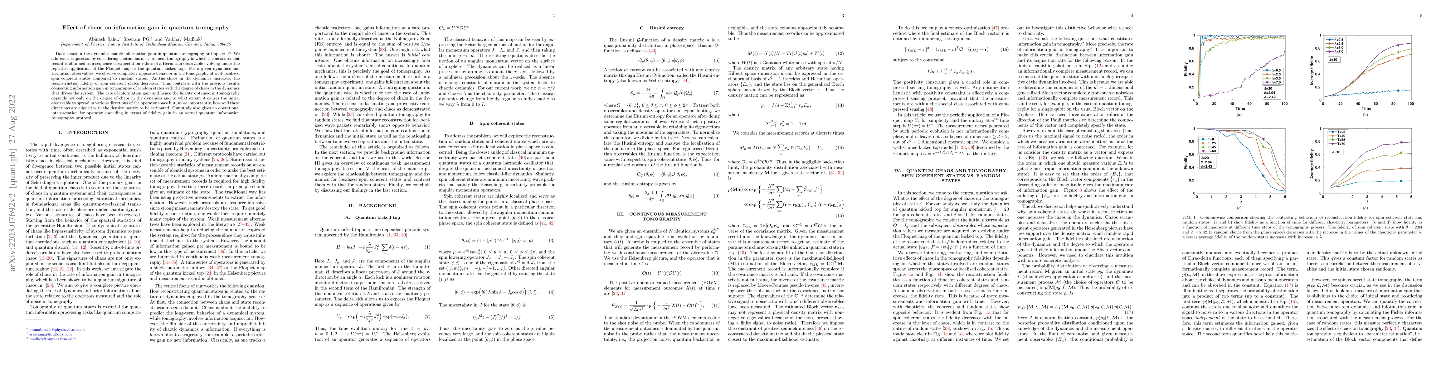 Thumbnail for Effect of chaos on information gain in quantum tomography
