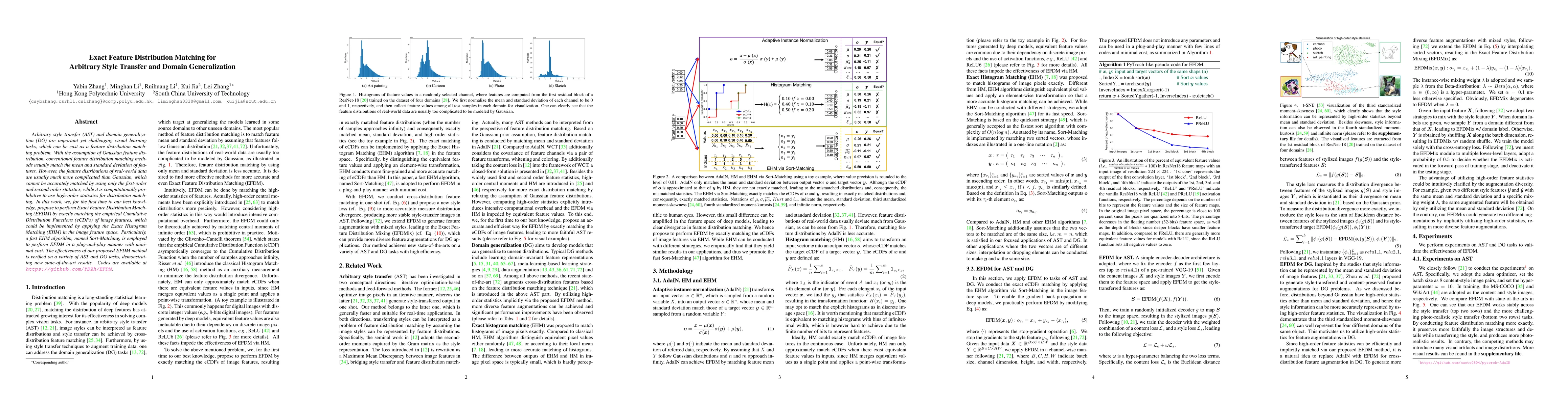 Thumbnail for Exact Feature Distribution Matching for Arbitrary Style Transfer and
  Domain Generalization