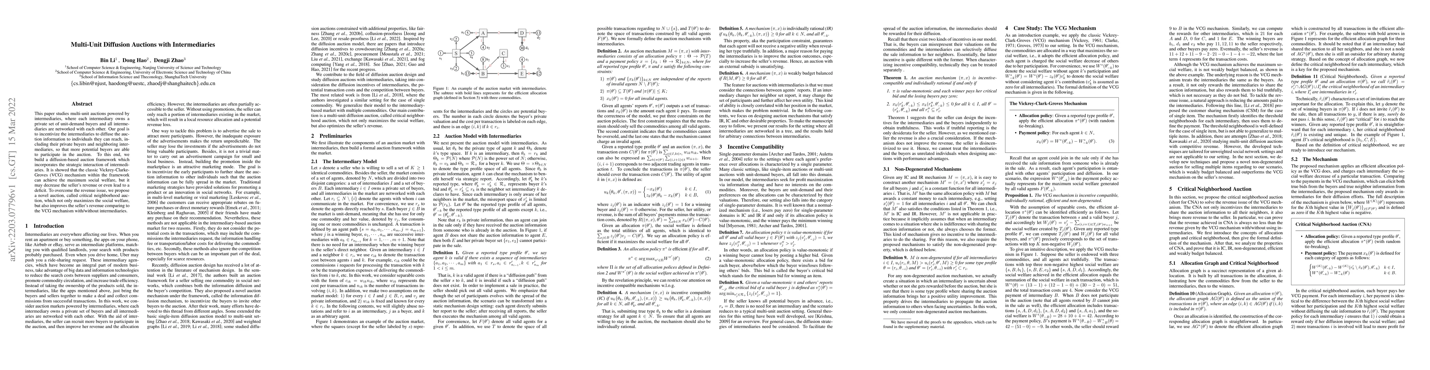 Thumbnail for Multi-Unit Diffusion Auctions with Intermediaries