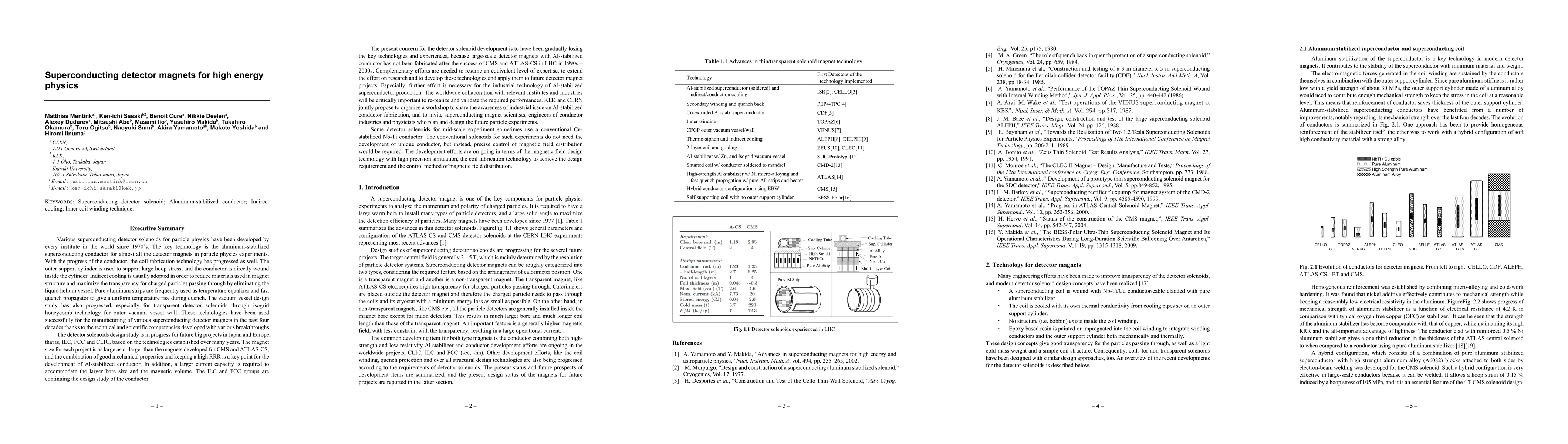 Thumbnail for Superconducting detector magnets for high energy physics