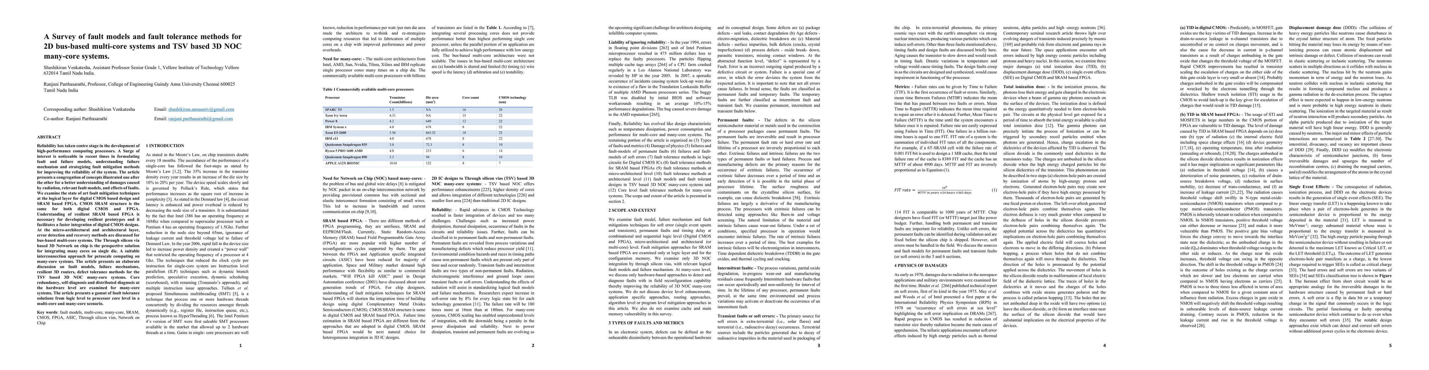 Thumbnail for A Survey of fault models and fault tolerance methods for 2D bus-based
  multi-core systems and TSV based 3D NOC many-core systems