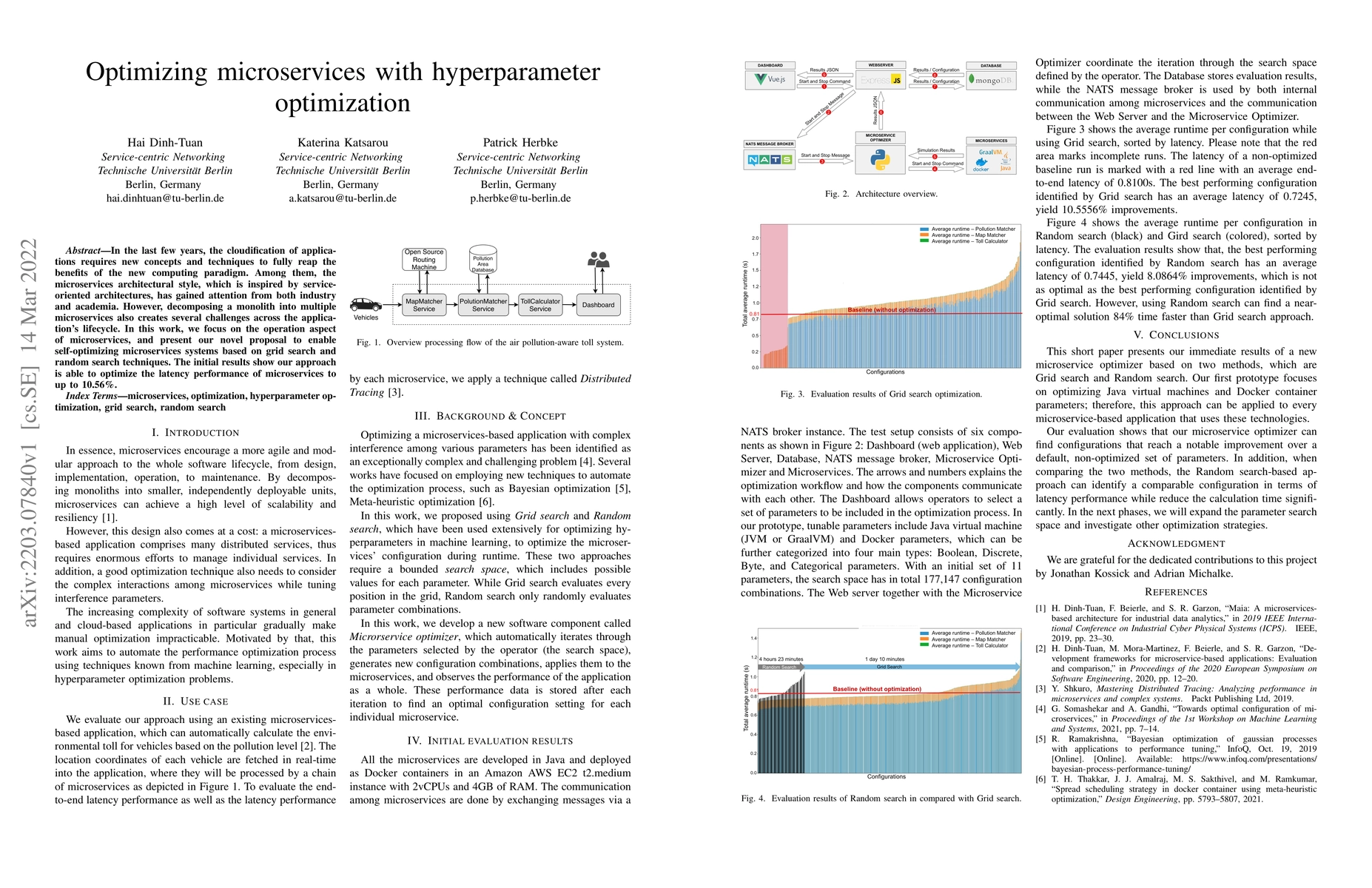 Thumbnail for Optimizing microservices with hyperparameter optimization