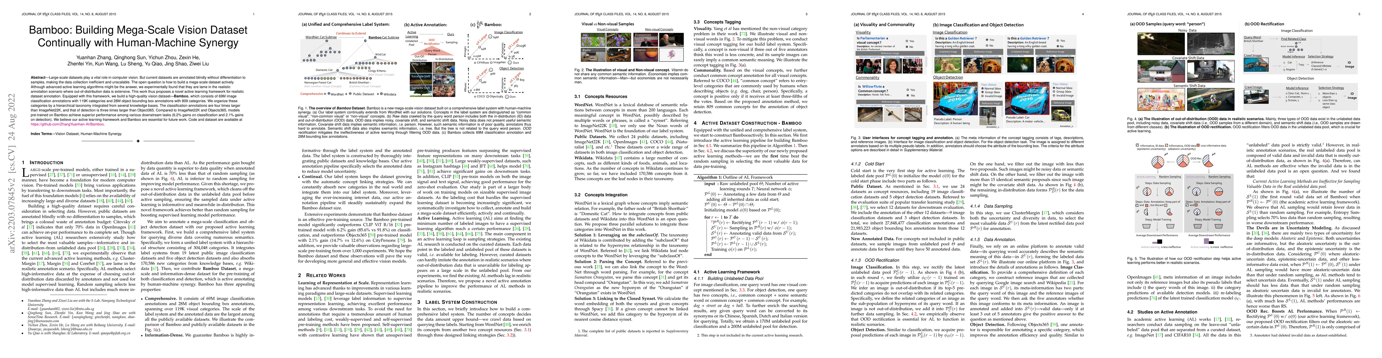 Thumbnail for Bamboo: Building Mega-Scale Vision Dataset Continually with
  Human-Machine Synergy