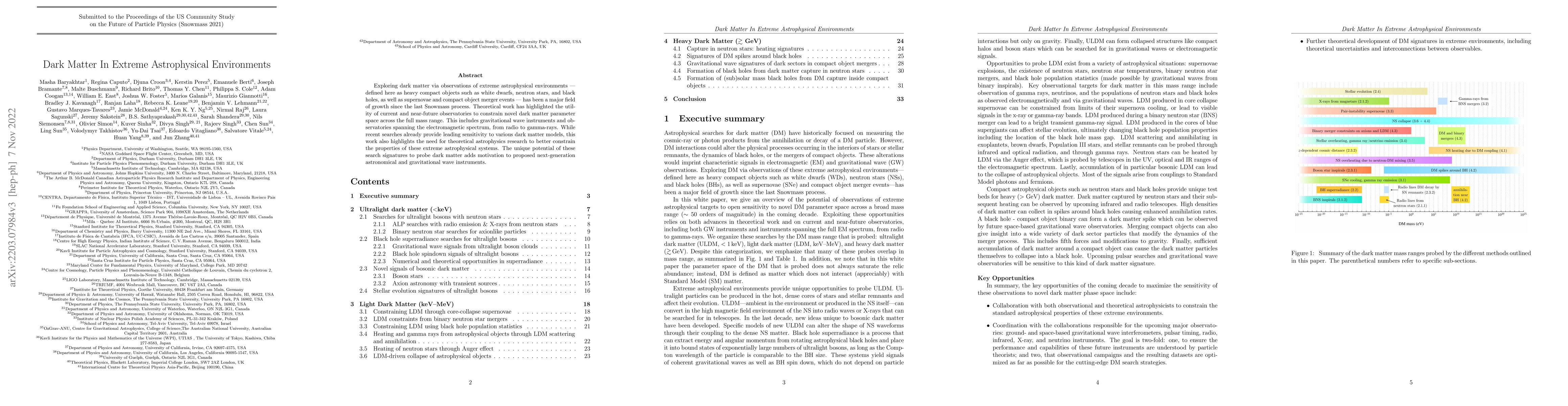 Thumbnail for Dark Matter In Extreme Astrophysical Environments
