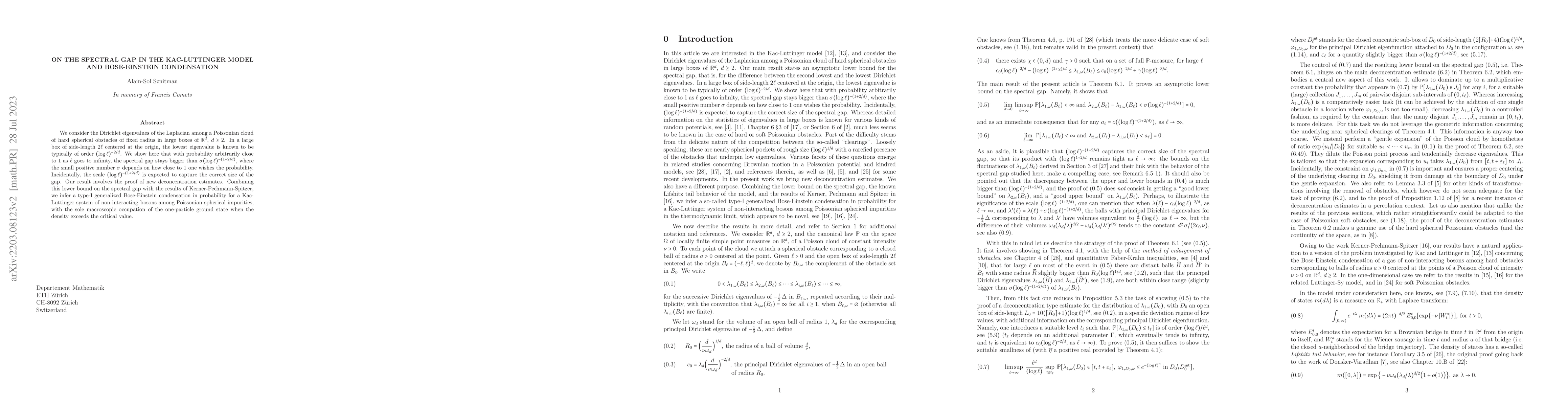 Thumbnail for On the spectral gap in the Kac-Luttinger model and Bose-Einstein
  condensation