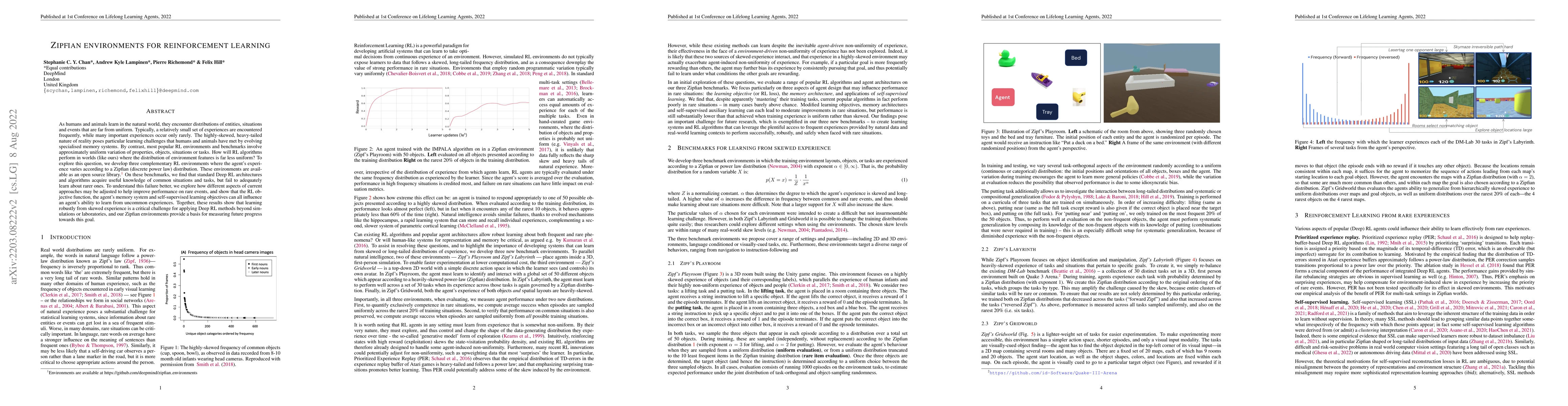 Thumbnail for Zipfian environments for Reinforcement Learning