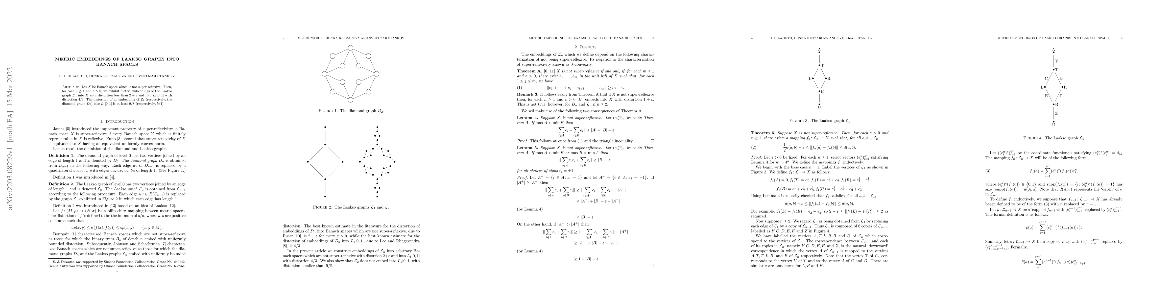 Thumbnail for Metric embeddings of Laakso graphs into Banach spaces