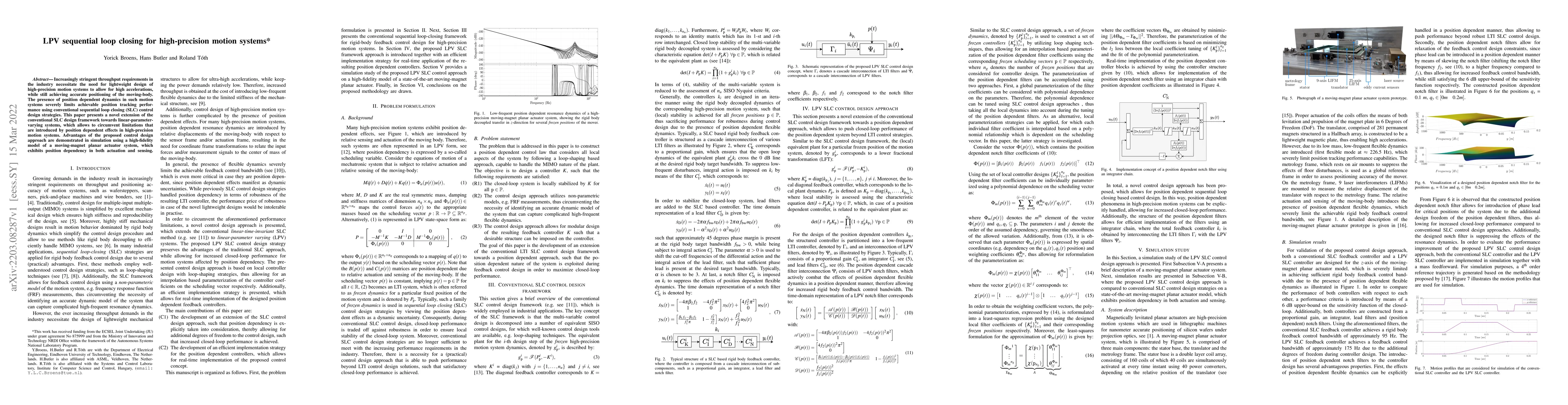 Thumbnail for LPV sequential loop closing for high-precision motion systems
