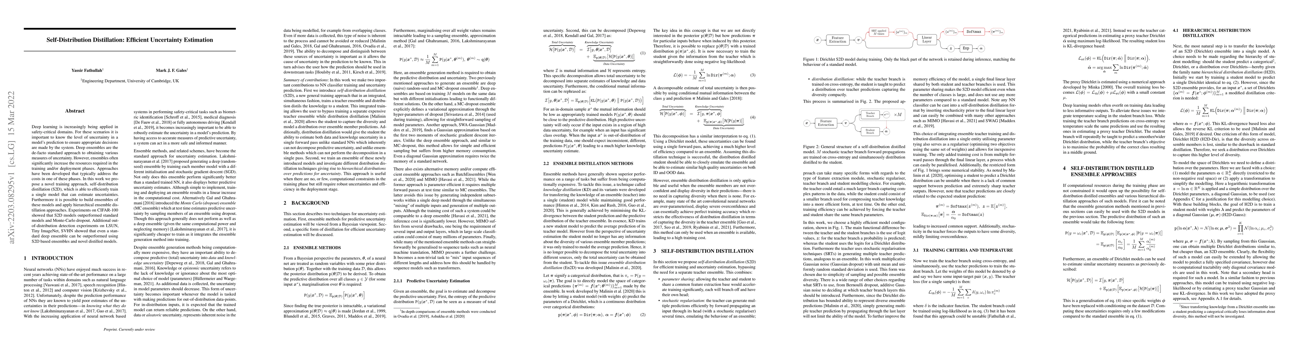 Thumbnail for Self-Distribution Distillation: Efficient Uncertainty Estimation