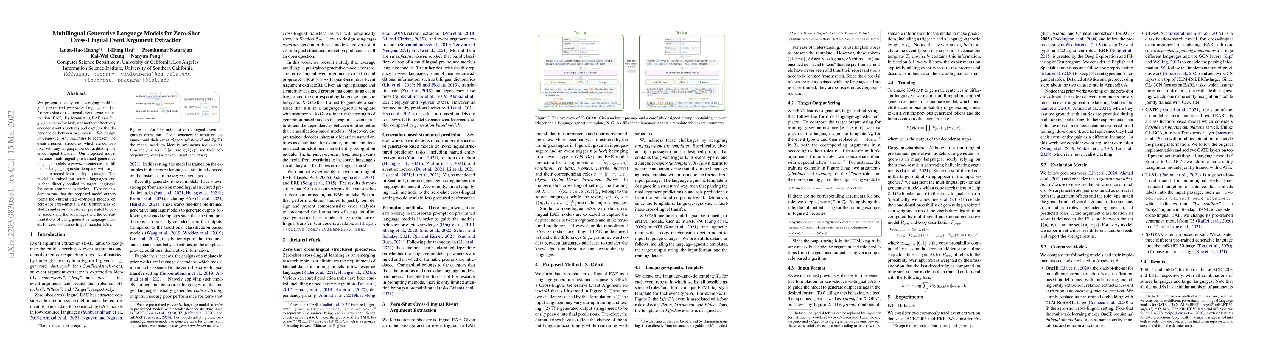 Thumbnail for Multilingual Generative Language Models for Zero-Shot Cross-Lingual
  Event Argument Extraction
