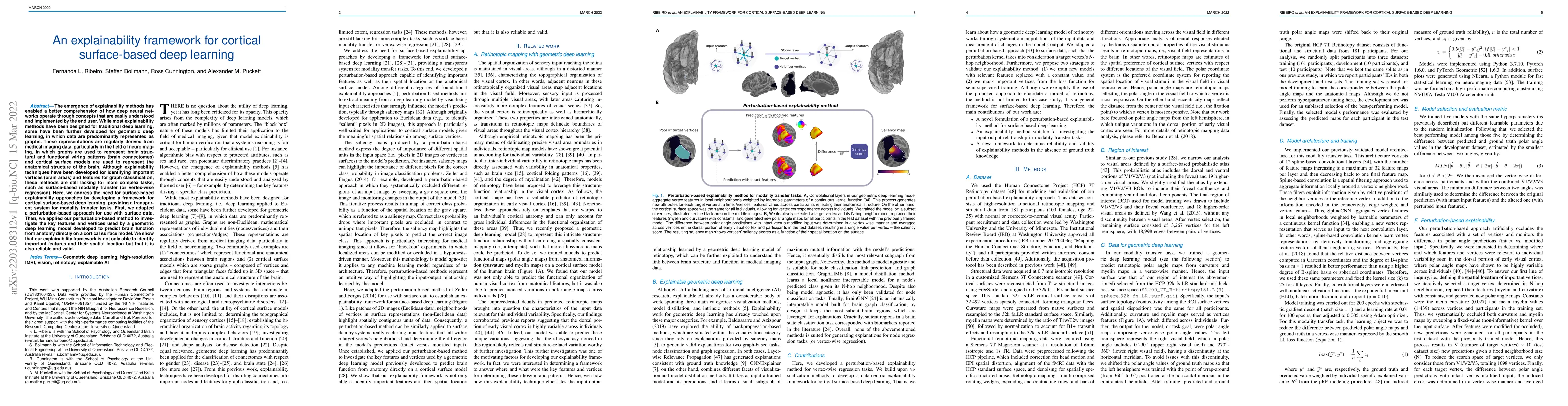 Thumbnail for An explainability framework for cortical surface-based deep learning