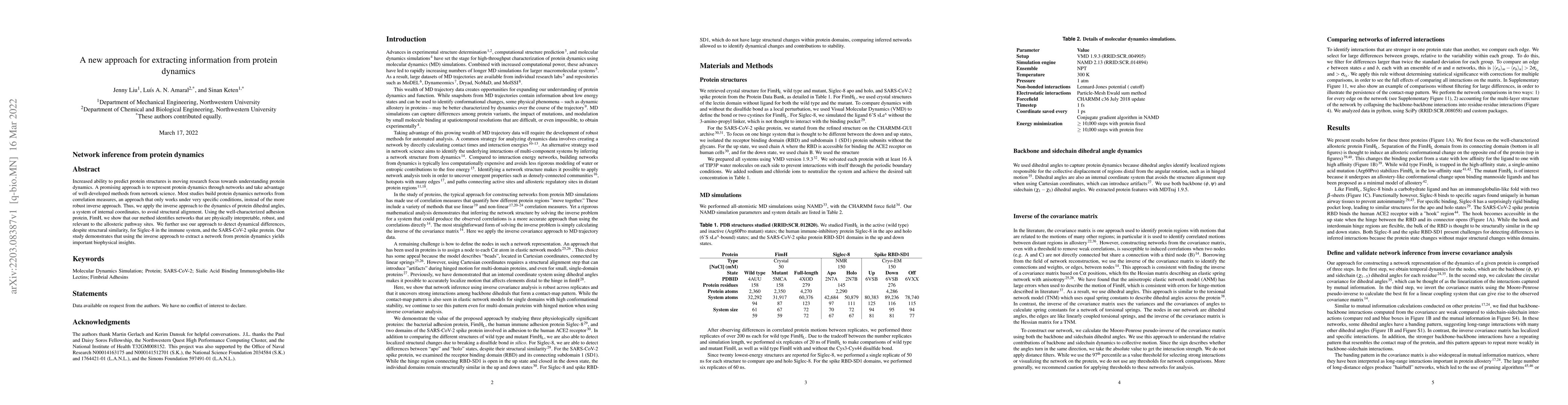 Thumbnail for A new approach for extracting information from protein dynamics
