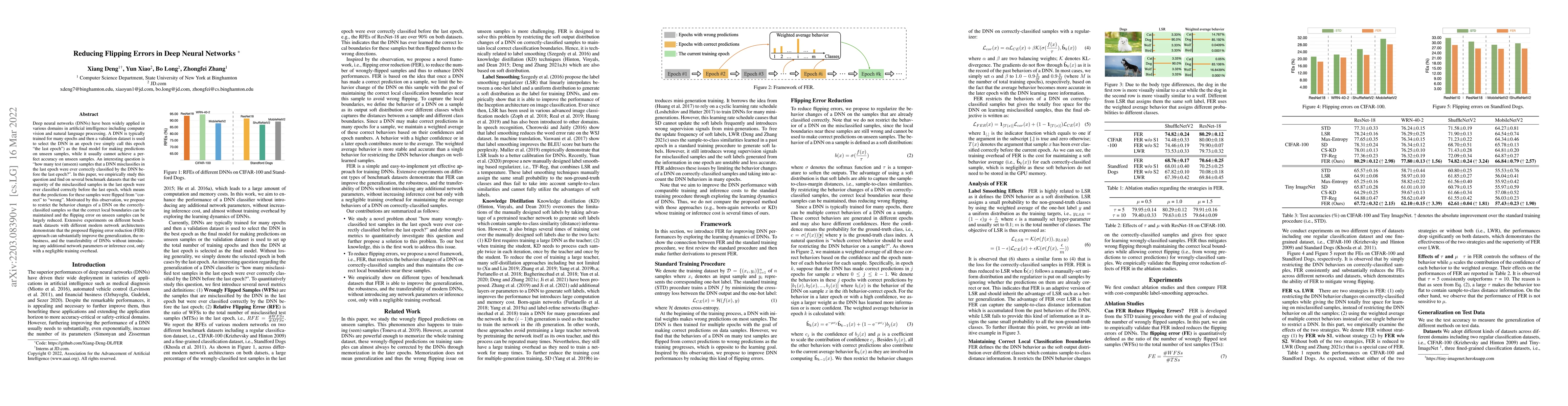 Thumbnail for Reducing Flipping Errors in Deep Neural Networks