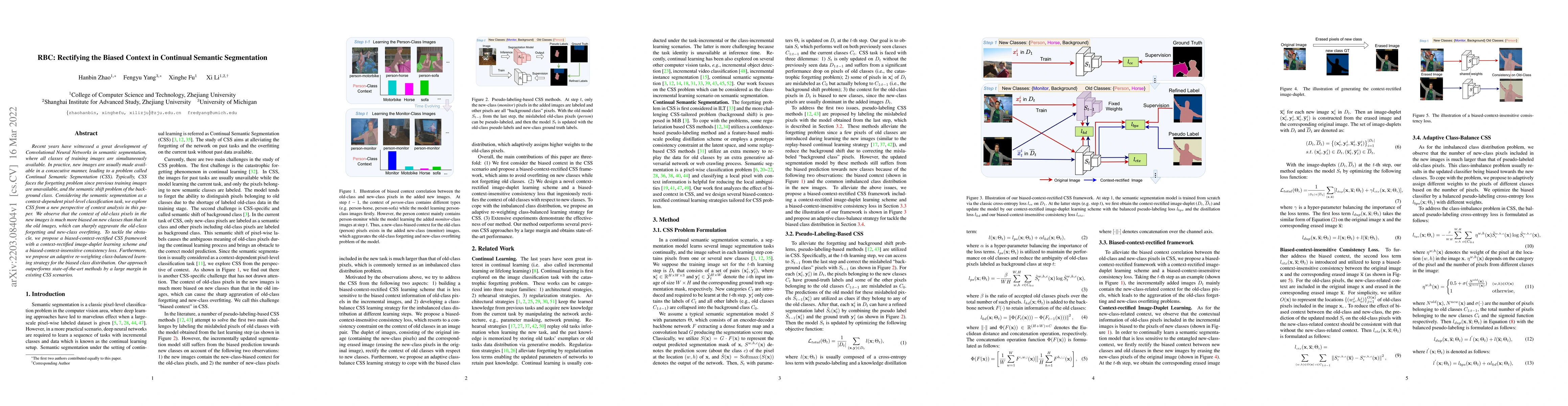 Thumbnail for RBC: Rectifying the Biased Context in Continual Semantic Segmentation