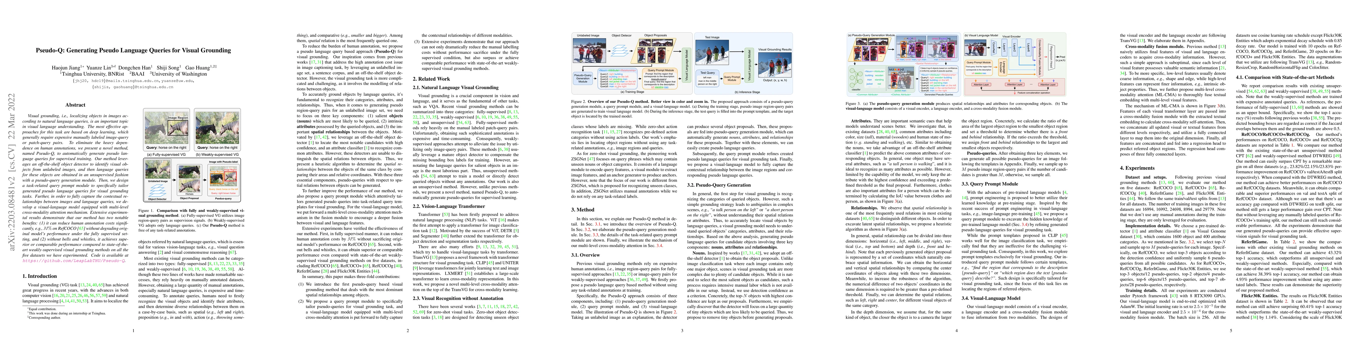 Thumbnail for Pseudo-Q: Generating Pseudo Language Queries for Visual Grounding