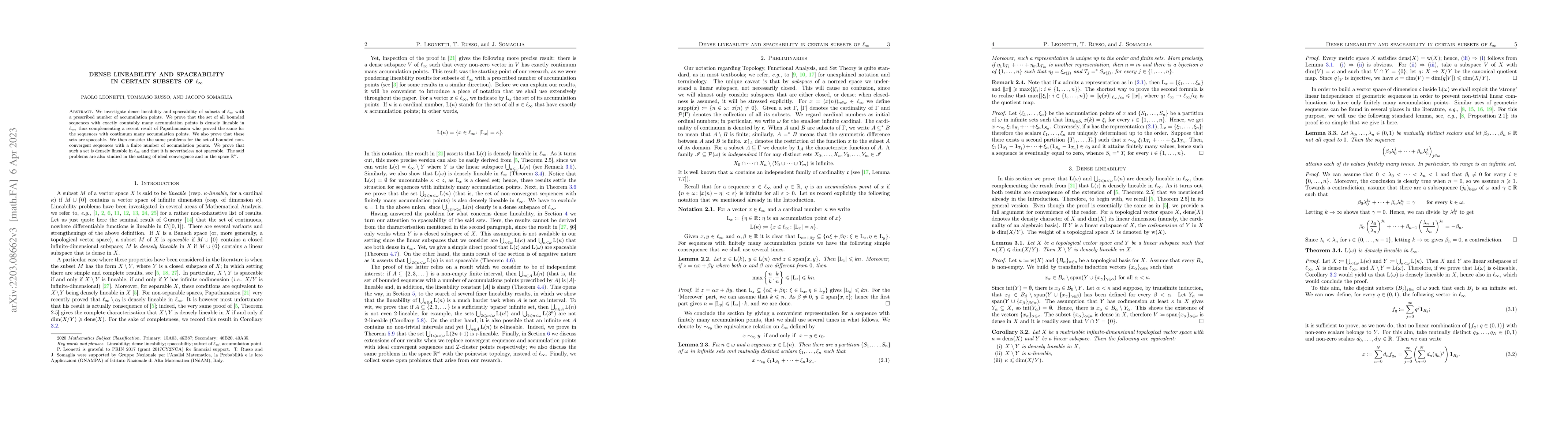 Thumbnail for Dense lineability and spaceability in certain subsets of $\ell_{\infty}$