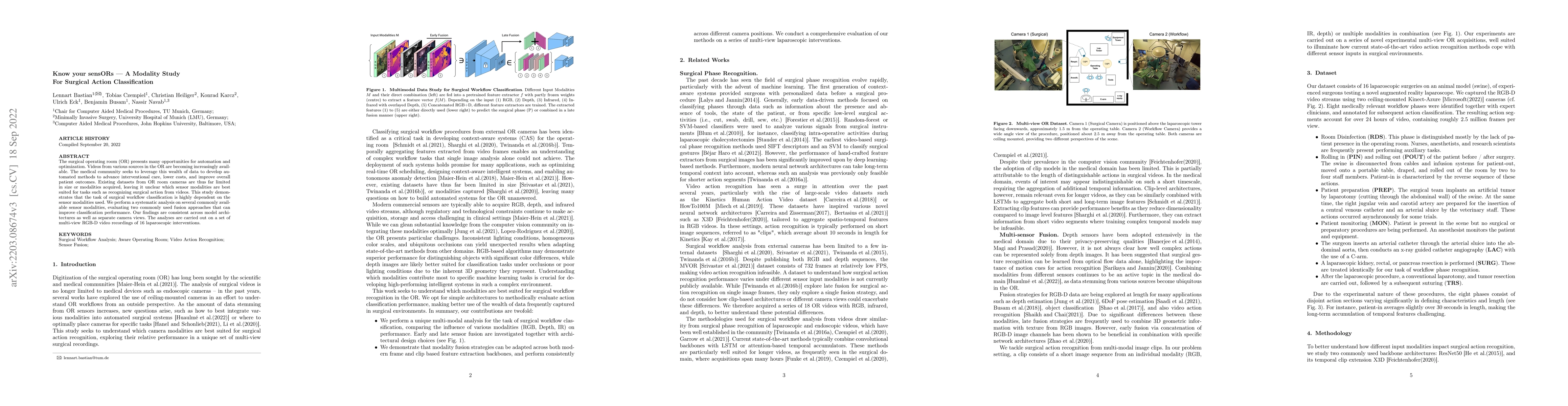 Thumbnail for Know your sensORs -- A Modality Study For Surgical Action Classification