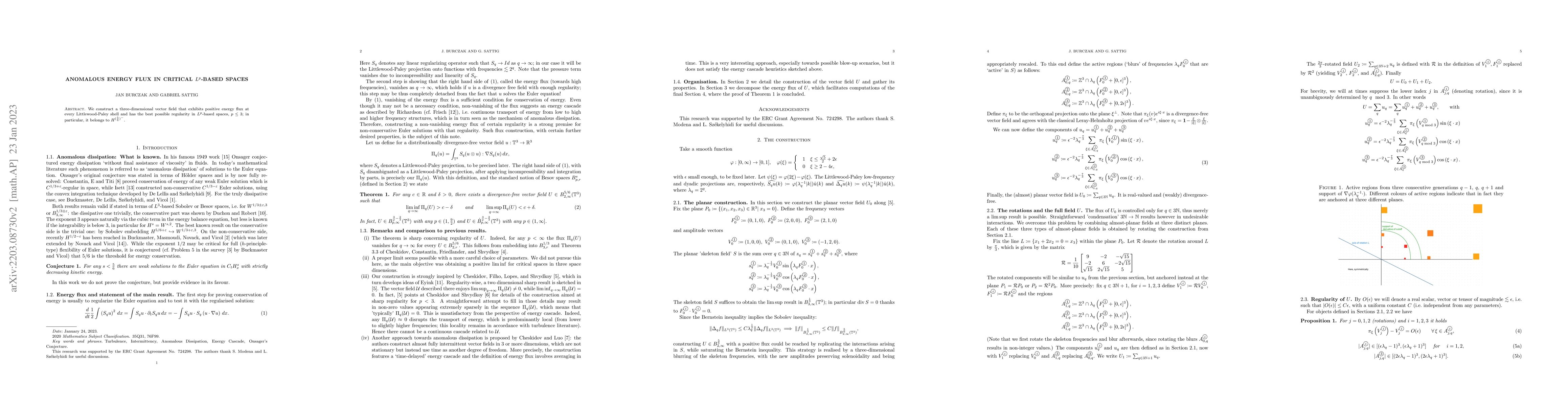 Thumbnail for Anomalous energy flux in critical $L^p$-based spaces